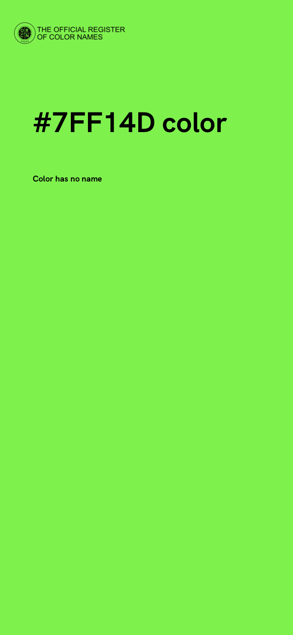 #7FF14D color image