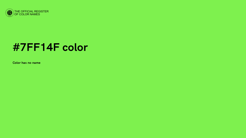 #7FF14F color image