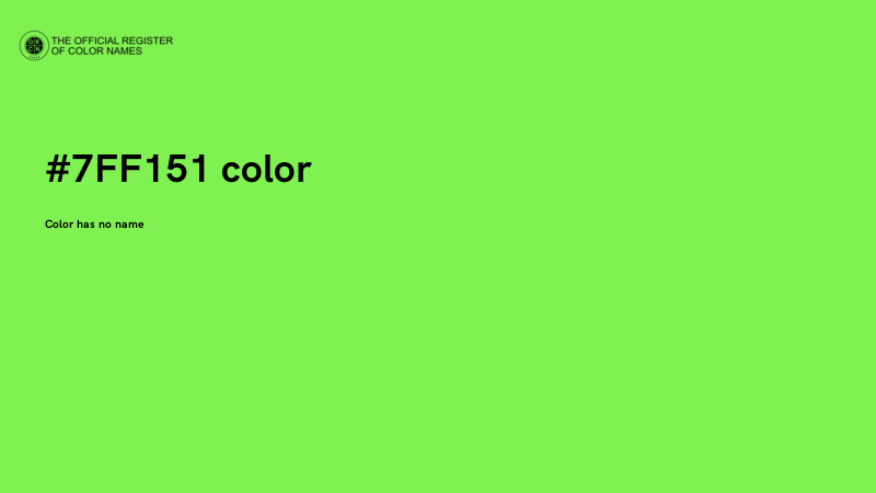 #7FF151 color image