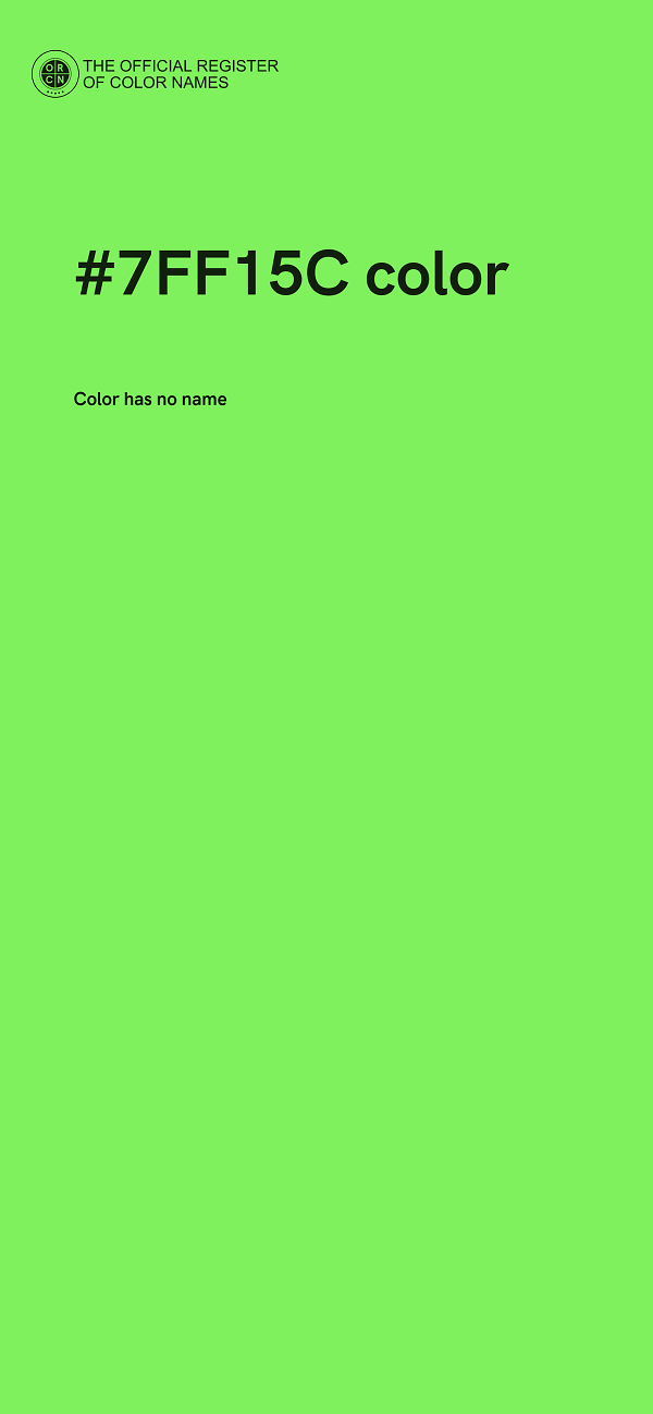 #7FF15C color image