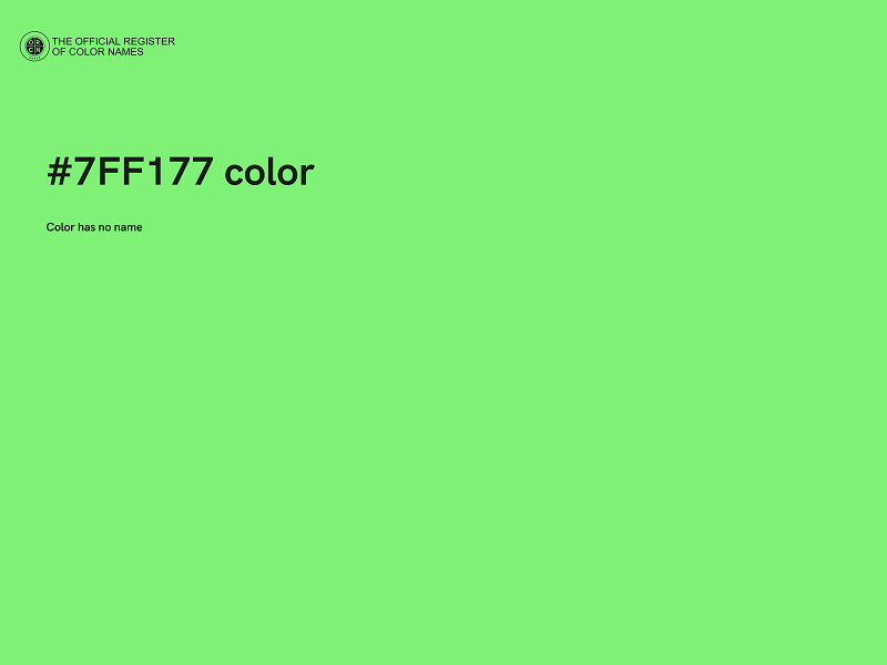 #7FF177 color image