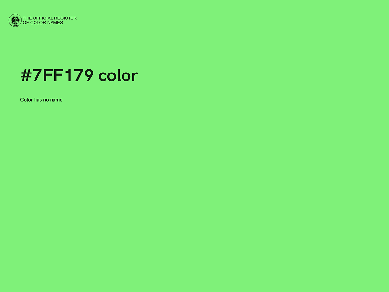 #7FF179 color image