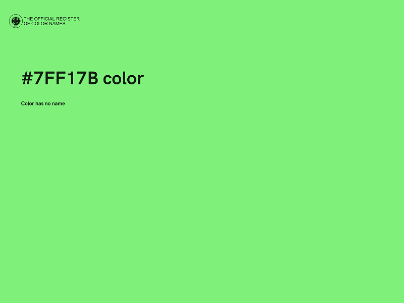 #7FF17B color image