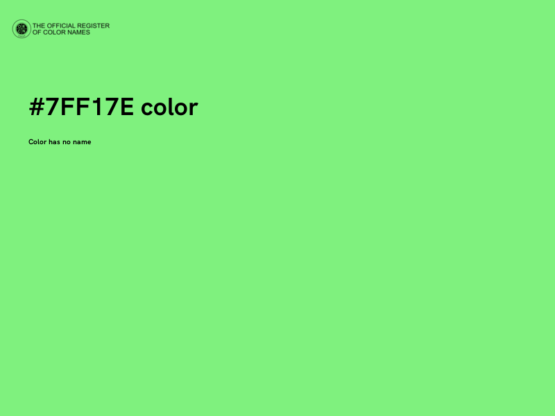 #7FF17E color image