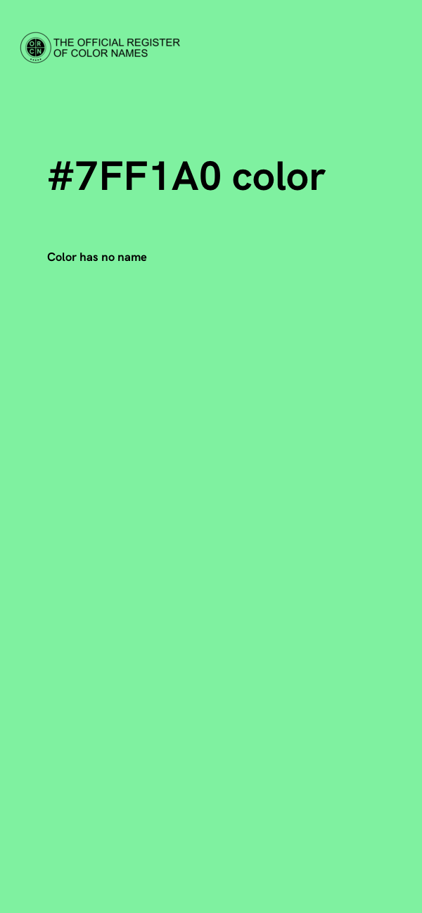 #7FF1A0 color image