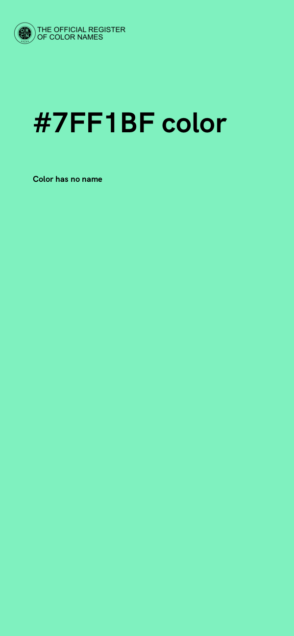 #7FF1BF color image