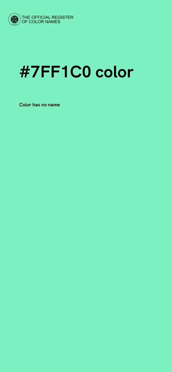 #7FF1C0 color image
