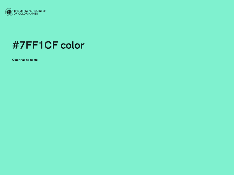 #7FF1CF color image