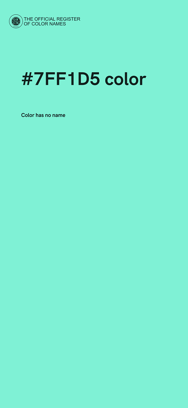 #7FF1D5 color image