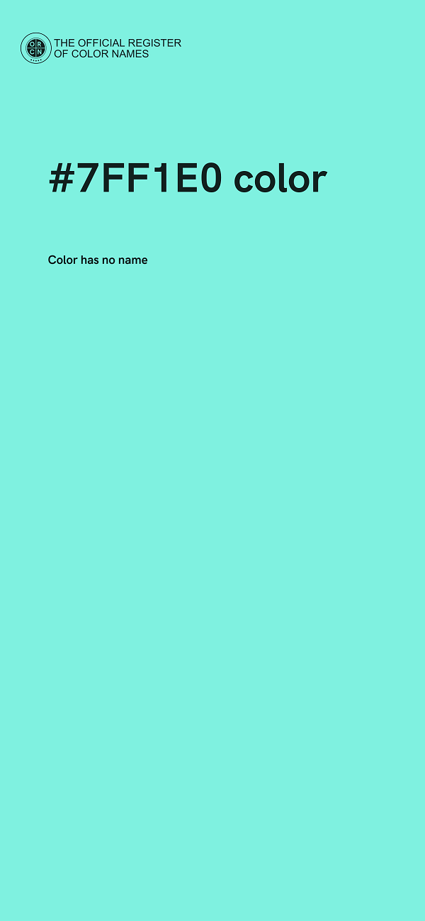 #7FF1E0 color image