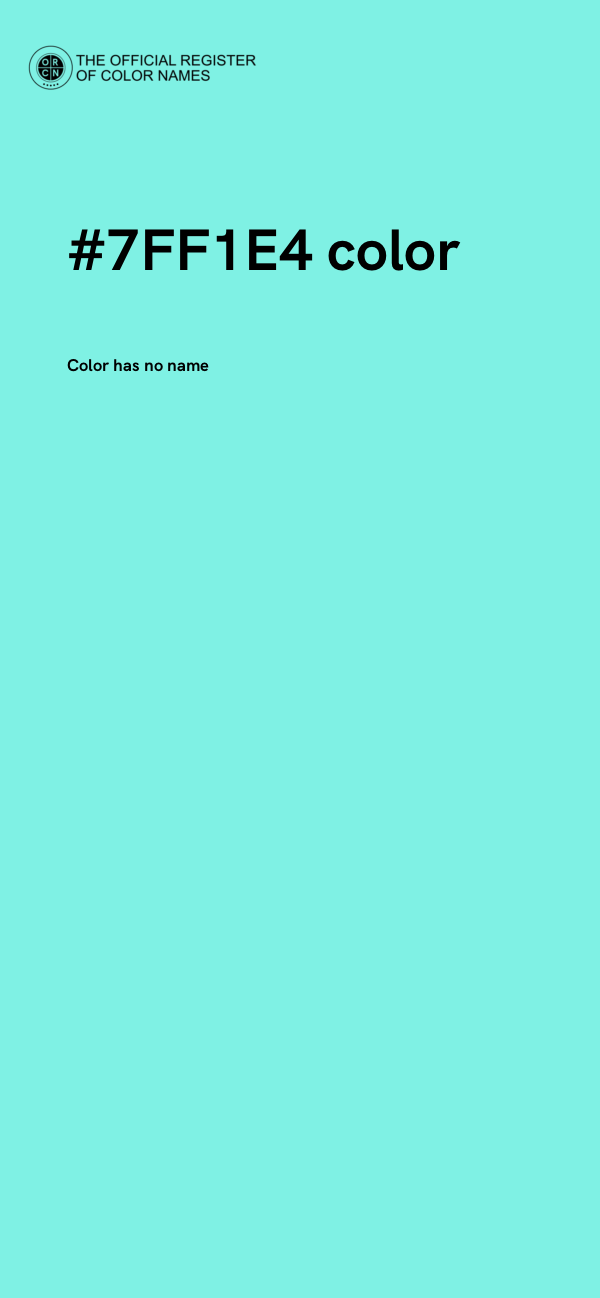 #7FF1E4 color image