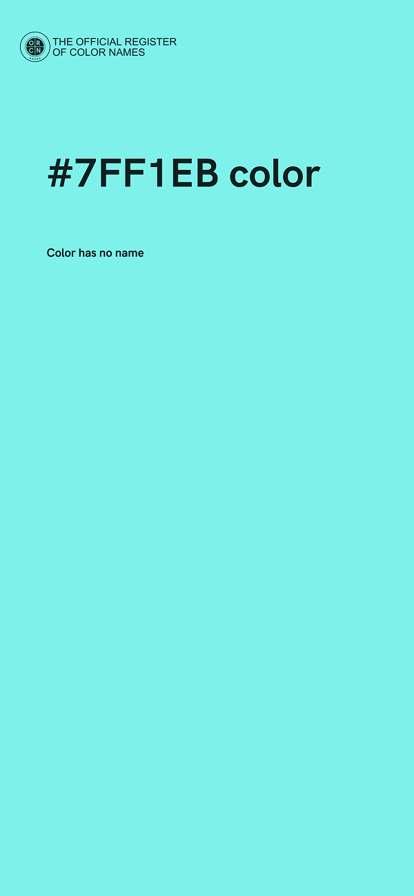 #7FF1EB color image