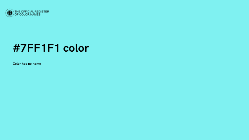 #7FF1F1 color image