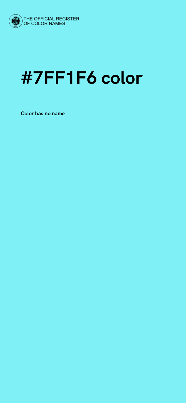 #7FF1F6 color image