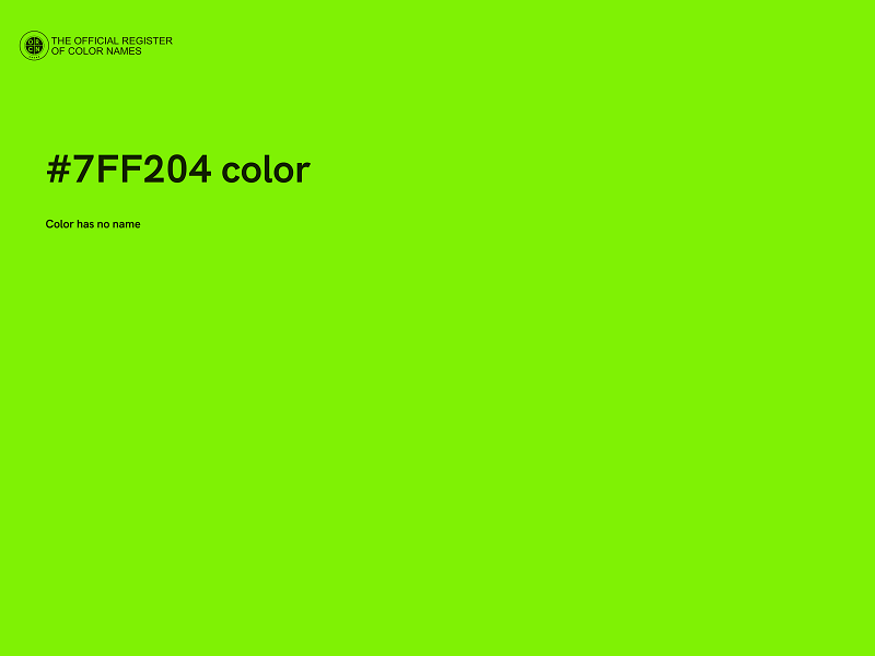 #7FF204 color image