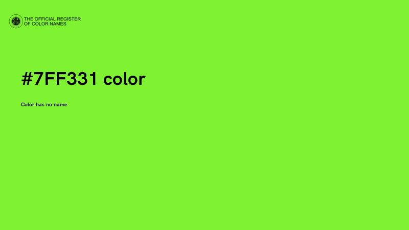 #7FF331 color image
