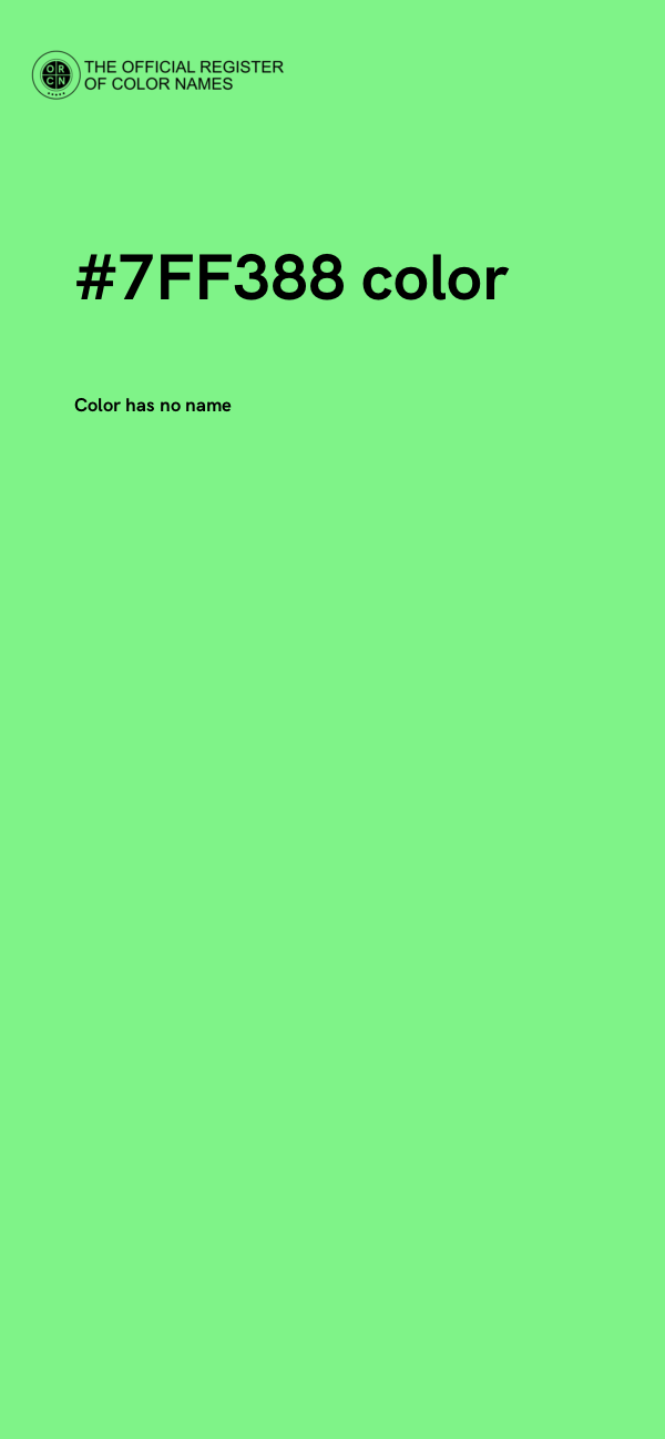 #7FF388 color image