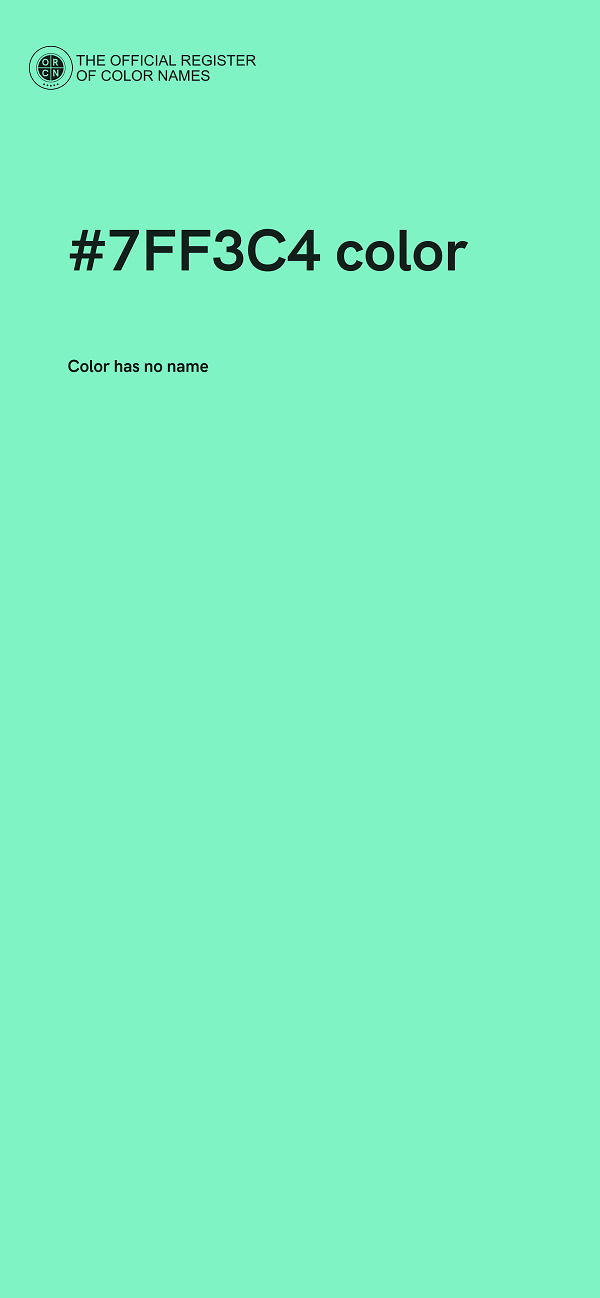#7FF3C4 color image