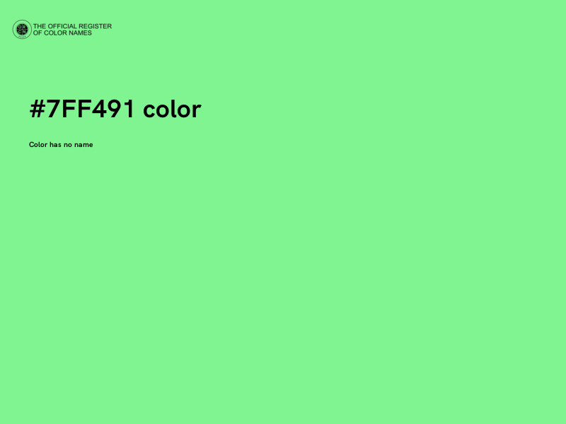 #7FF491 color image