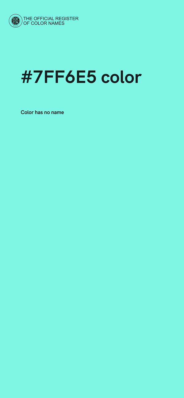 #7FF6E5 color image