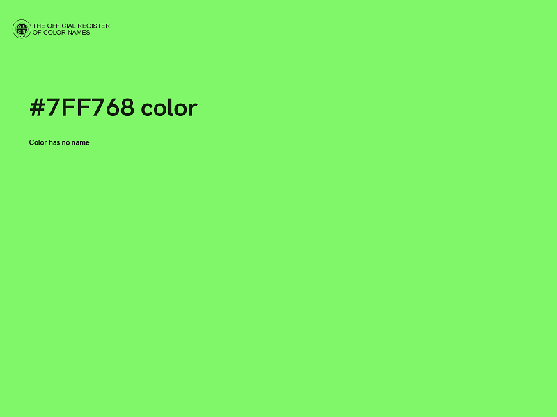 #7FF768 color image
