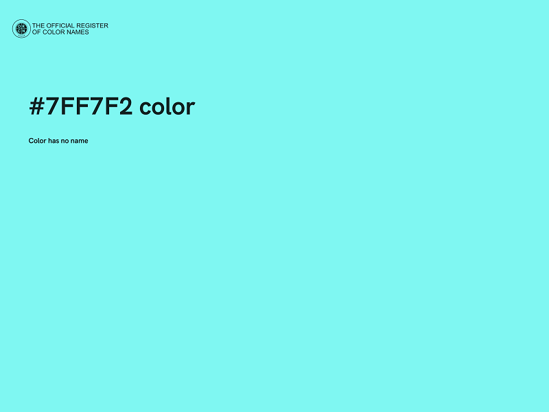 #7FF7F2 color image