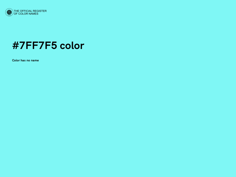 #7FF7F5 color image