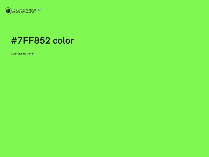 #7FF852 color image