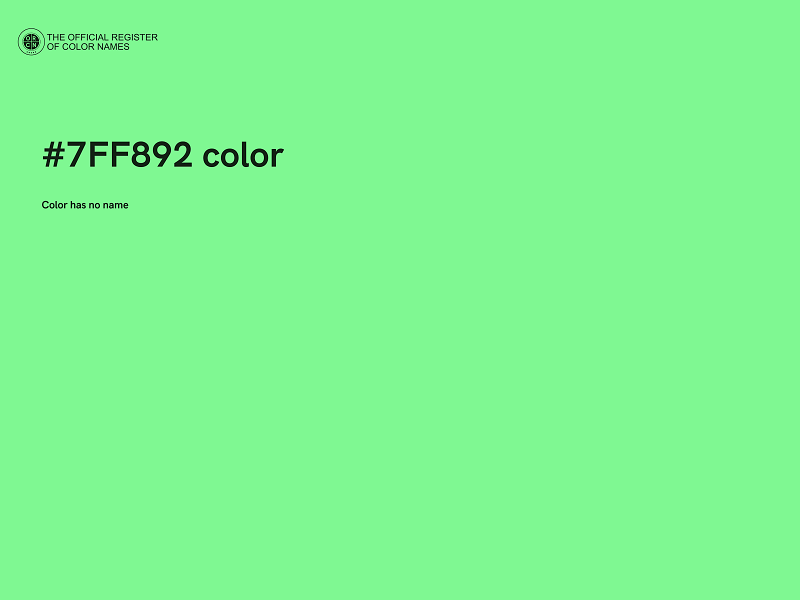 #7FF892 color image