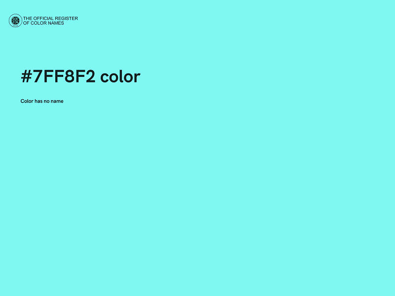 #7FF8F2 color image
