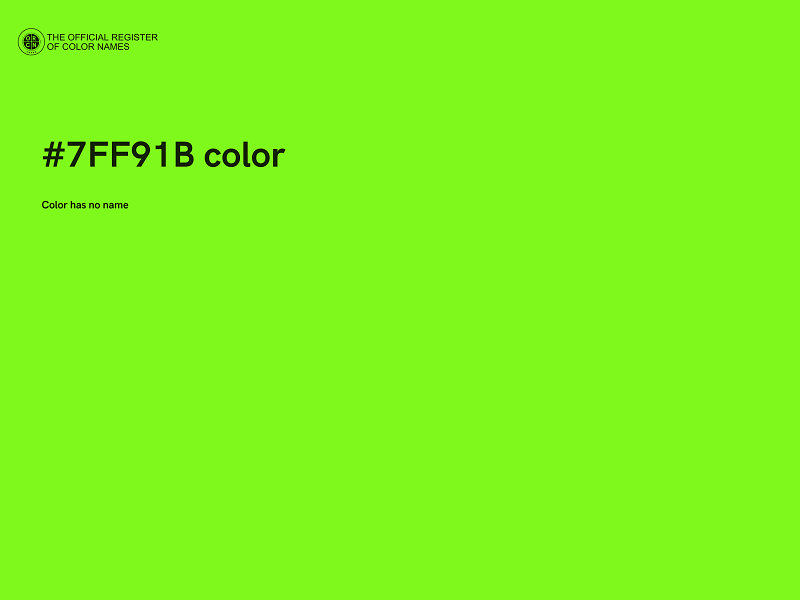 #7FF91B color image