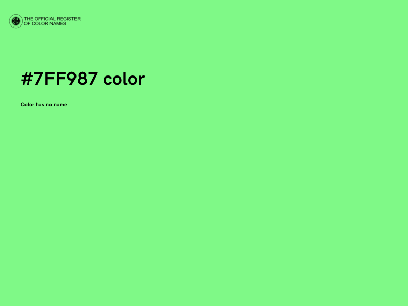 #7FF987 color image