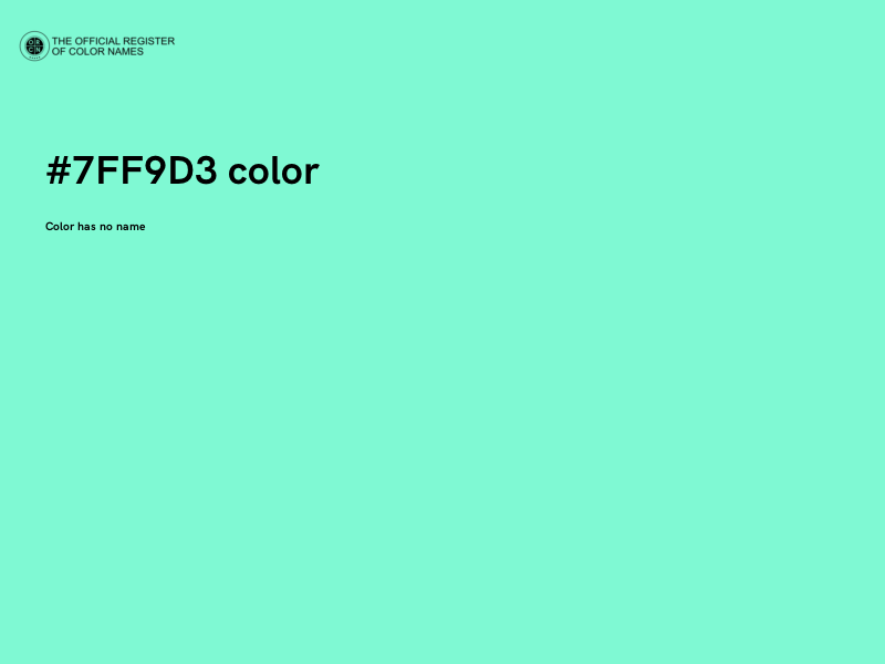 #7FF9D3 color image