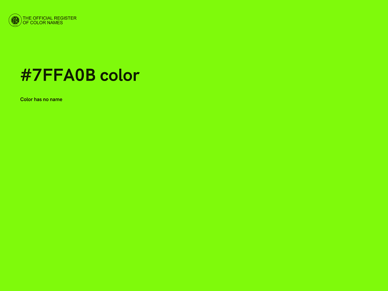 #7FFA0B color image