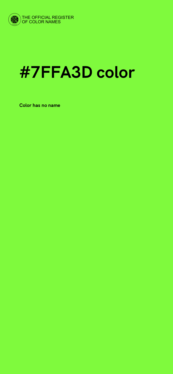 #7FFA3D color image