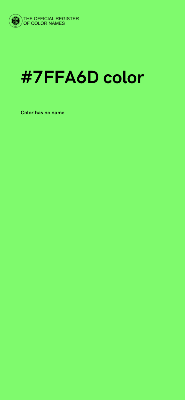#7FFA6D color image