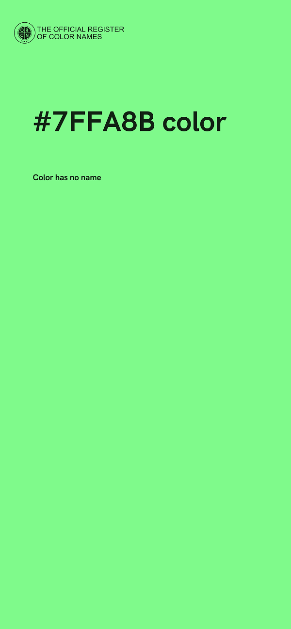 #7FFA8B color image