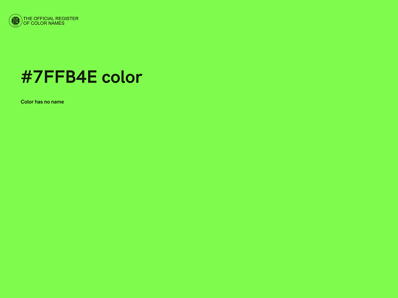 #7FFB4E color image