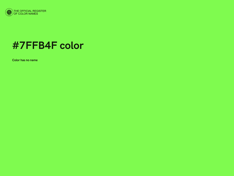 #7FFB4F color image