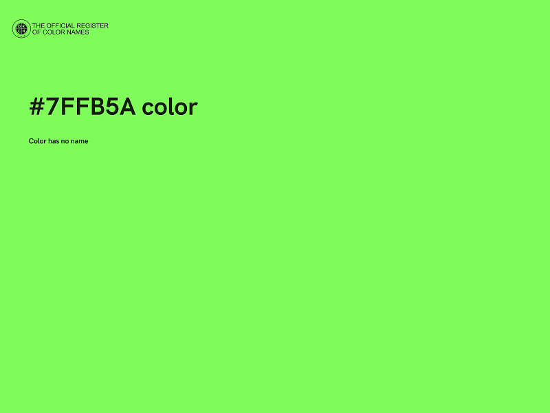 #7FFB5A color image