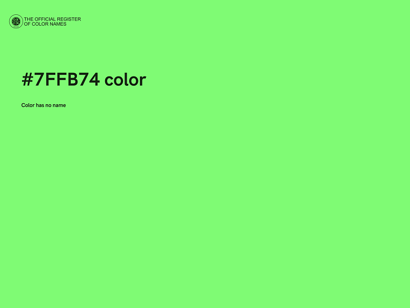 #7FFB74 color image