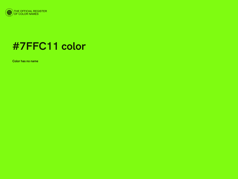 #7FFC11 color image