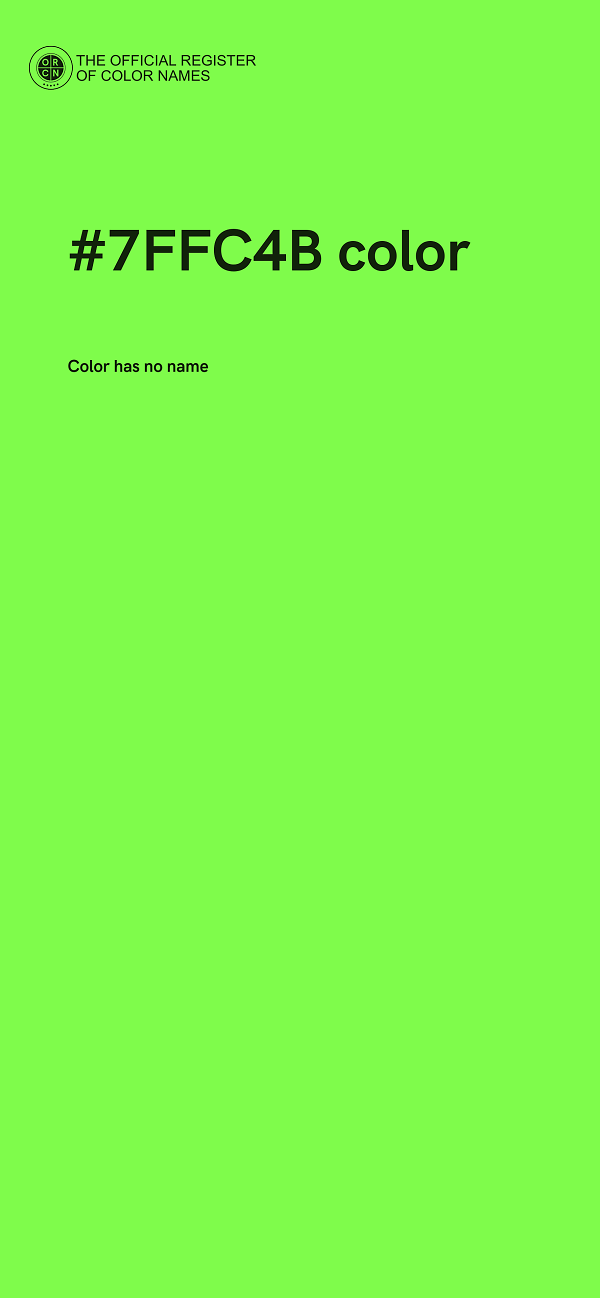#7FFC4B color image