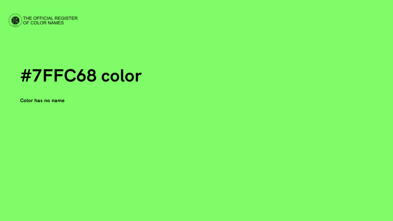 #7FFC68 color image