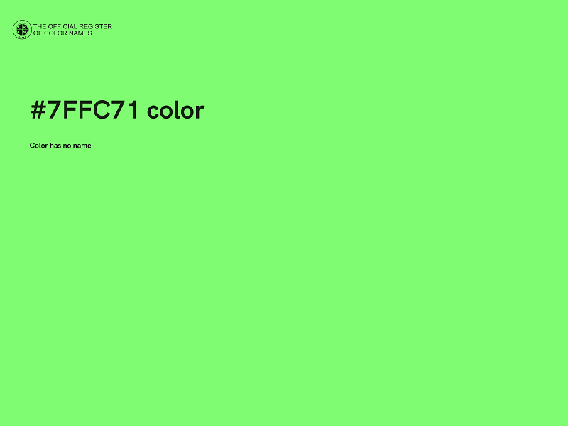 #7FFC71 color image