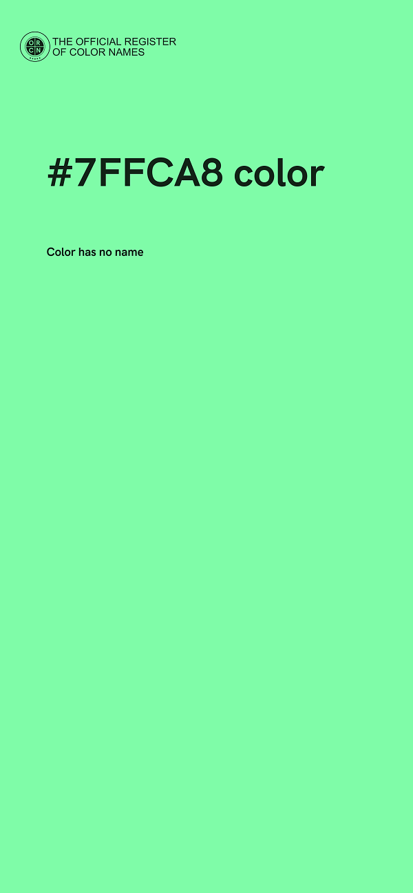 #7FFCA8 color image