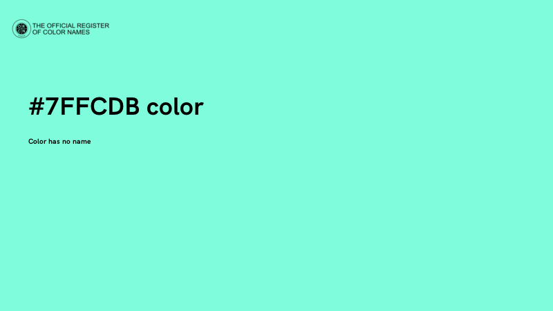#7FFCDB color image