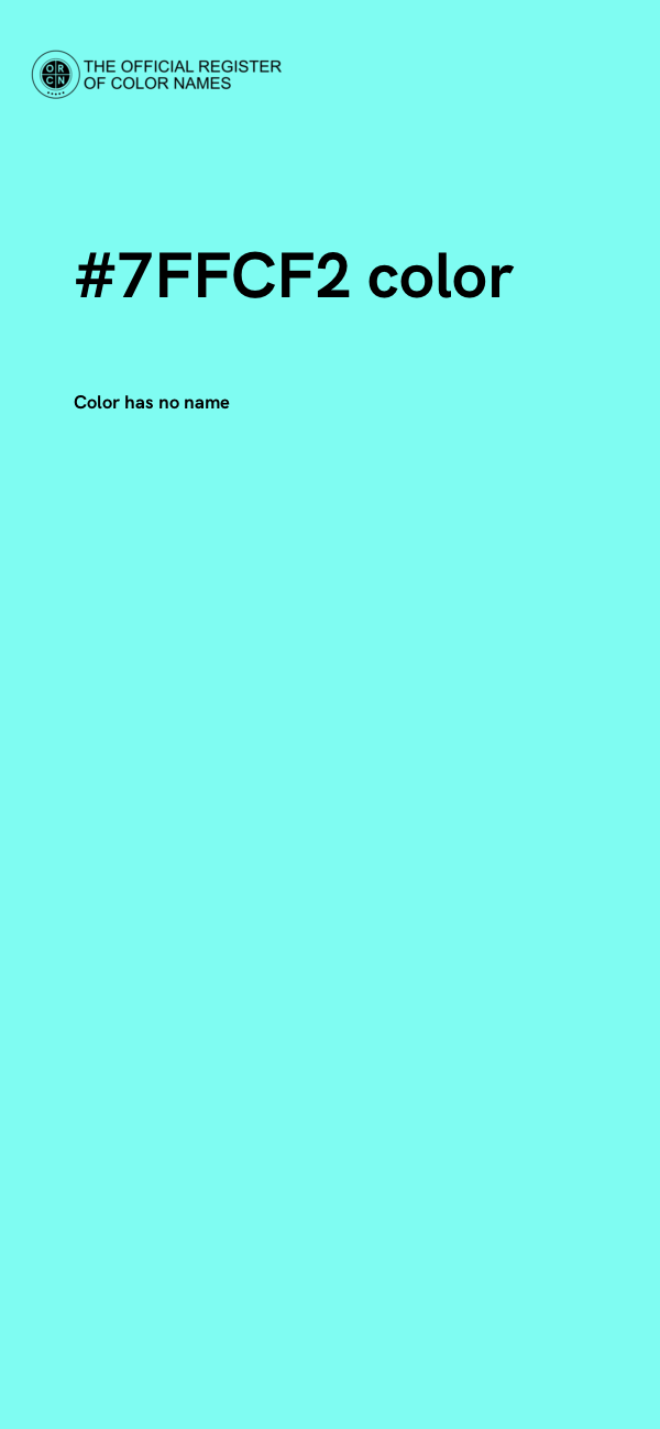 #7FFCF2 color image