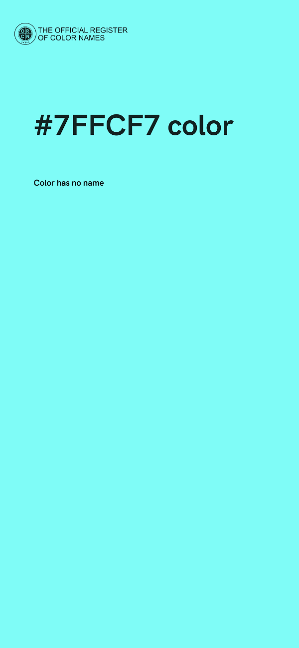 #7FFCF7 color image