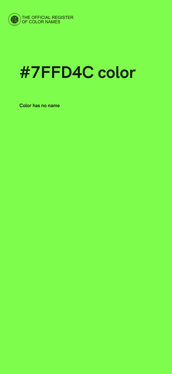 #7FFD4C color image